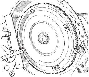 Fig. 70 Checking Torque Converter Seating