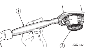 Fig. 71 Removing Extension Housing Yoke Seal