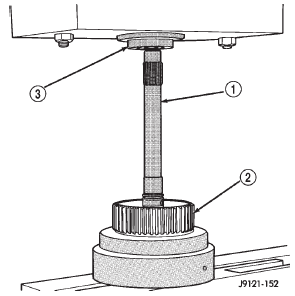Fig. 194 Pressing Input Shaft Into Rear Clutch Retainer