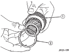 Fig. 205 Installing Spacer On Sun Gear