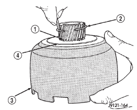 Fig. 209 Installing Sun Gear Lock Ring