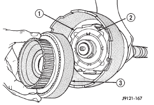 Fig. 212 Installing Front Planetary And Annulus Gears