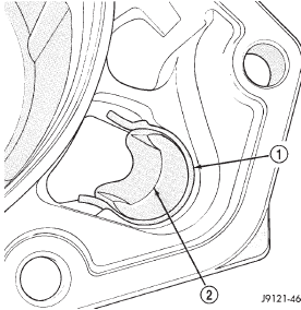 Fig. 221 Park Sprag Reaction Plug And Spring