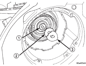 Fig. 131 Output Shaft Thrust Plate and Washer