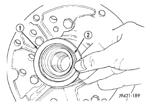 Fig. 160 Front Clutch Thrust Washer Installation