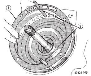 Fig. 161 Installing Pilot Studs And Oil Pump Gasket