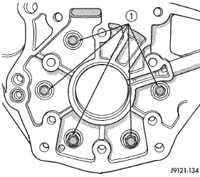 Fig. 137 Overrunning Clutch Cam Bolt Locations