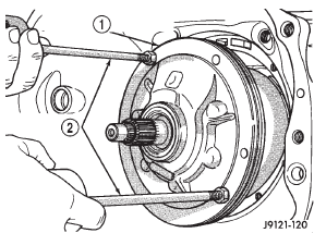 Fig. 127 Oil Pump/Reaction Shaft Support