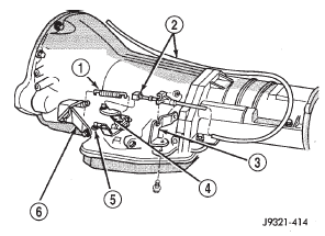 Fig. 231 Throttle Cable Attachment At Transmission