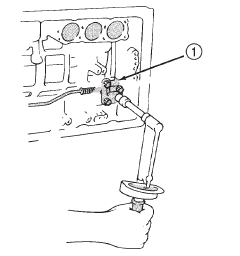 Fig. 88 Removing/Installing Park Rod Bracket