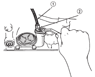 Fig. 93 Removing/Installing Transmission Throttle Cable And Bracket