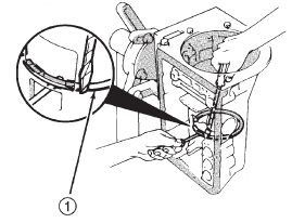 Fig. 125 Removing Second Brake Clutch Pack Snap Ring