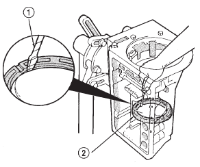 Fig. 130 Removing Second Brake Piston Sleeve