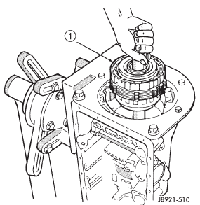 Fig. 131 Removing Rear Planetary, Second Brake Drum And Output Shaft