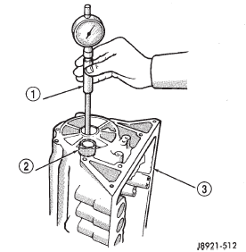 Fig. 133 Checking Rear Bushing Inside Diameter