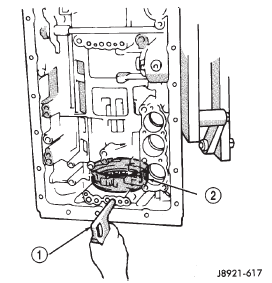 Fig. 134 Checking First-Reverse Brake Piston Operation