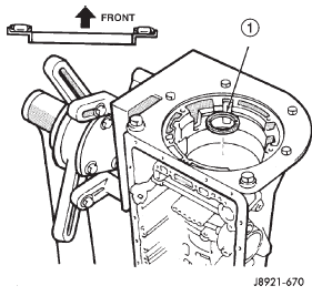 Fig. 139 Installing Thrust Bearing And No. 10 Race