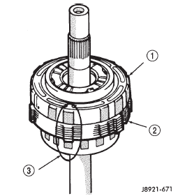 Fig. 140 Aligning Second Brake Drum And Clutch Pack Teeth