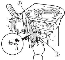 Fig. 146 Park Lock Rod Installation