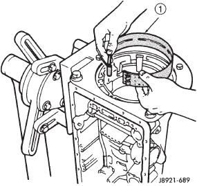 Fig. 156 Installing Second Coast Brake Band