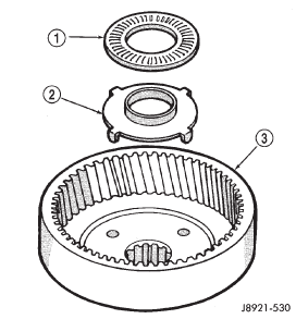 Fig. 214 Removing Ring Gear Bearing And Race