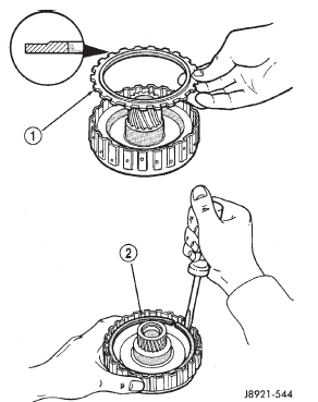 Fig. 227 Installing Retainer And Snap Ring