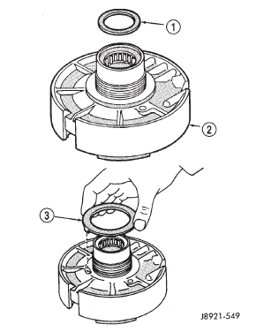 Fig. 231 Removing Clutch Drum Thrust Washer And Race