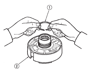 Fig. 234 Removing Support Seal Rings