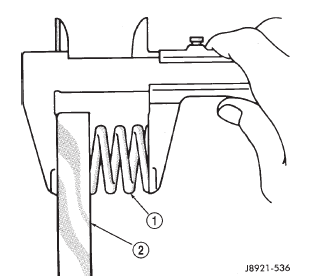 Fig. 235 Checking Piston Return Spring Length