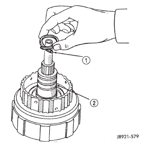 Fig. 264 Installing Clutch Drum Shaft Seal Rings