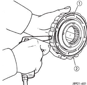 Fig. 285 Checking Second Brake Piston Operation