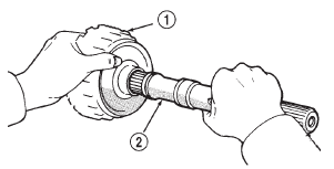 Fig. 287 Removing/Installing Output Shaft