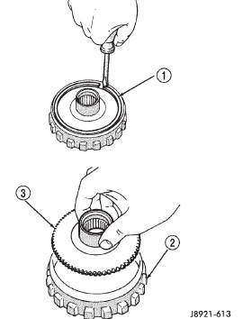 Fig. 296 Removing/Installing Ring Gear Hub
