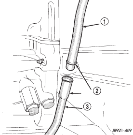 Fig. 45 Transmission Fill Tube (Two-Piece)