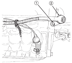 Fig. 50 Transmission Speed Sensor Removal/Installation