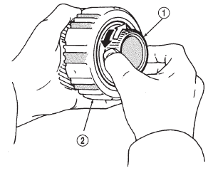Fig. 291 Checking No. 2 One-Way Clutch Operation