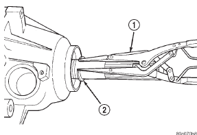 Fig. 11 Output Shaft Rear Bearing Retaining Ring