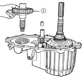 Fig. 25 Removing Front Output Shaft