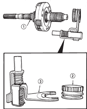Fig. 29 Mode Fork And Sleeve Removal
