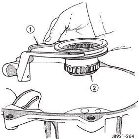 Fig. 36 Low Range Fork And Hub Removal