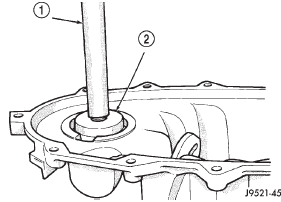 Fig. 49 Front Output Shaft Front Bearing Installation