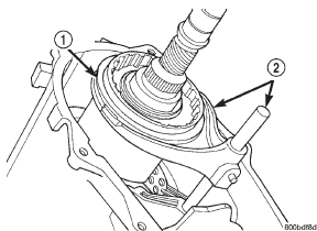 Fig. 66 Mode Fork And Sleeve Installation