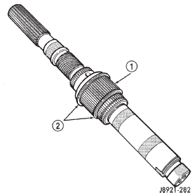 Fig. 71 Installing Mainshaft Bearing Rollers and Spacers