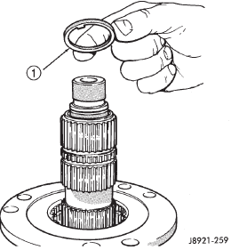 Fig. 75 Installing Clutch Shaft Thrust Washer