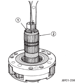 Fig. 76 Installing Clutch Shaft Snap-Ring