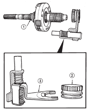 Fig. 78 Installing Mode Fork And Sleeve