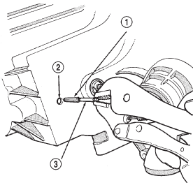 Fig. 81 Installing Low Range Fork Lockpin