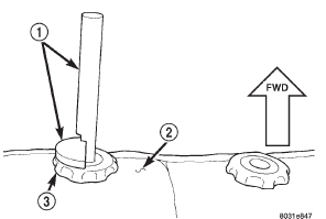 Fig. 4 Head Restraint Sleeve Extractor Positioning