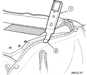 Fig. 17 Seat Cushion Cover Retaining Clip Removal