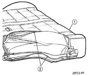 Fig. 19 Seatback Cover Removal